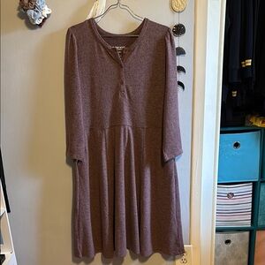 Torrid Super Soft Plush Long Sleeve Dress